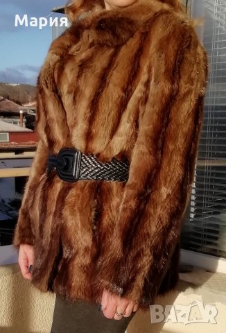 Палто от естествен косъм , снимка 6 - Палта, манта - 23701822