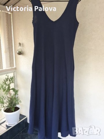 Рокля-панталон, джобове,памук, снимка 7 - Рокли - 25693351