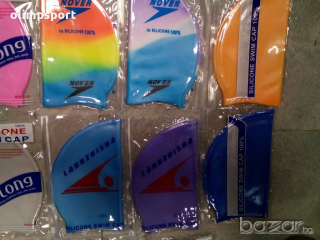 шапки за плуване силикон нови, снимка 2 - Водни спортове - 14572947