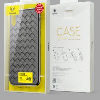 BASEUS силиконов кейс калъф с кожен принт iPhone XR, снимка 7 - Калъфи, кейсове - 23256575