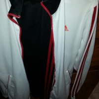 Анцуг комплект бяло/червен/черен- Adidas, снимка 1 - Спортни дрехи, екипи - 20199457