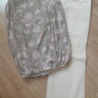 Летен комплект за бременна - панталон и туника, снимка 1 - Дрехи за бременни - 10956239