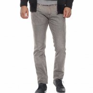 Памучен мъжки панталон в сиво марка Gas, снимка 1 - Панталони - 18048773