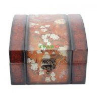 Комплект от 2бр. дървени кутии с цветен принт - цветя., снимка 1 - Декорация за дома - 15763657