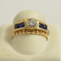 златен пръстен 47664-4, снимка 1 - Пръстени - 23698506