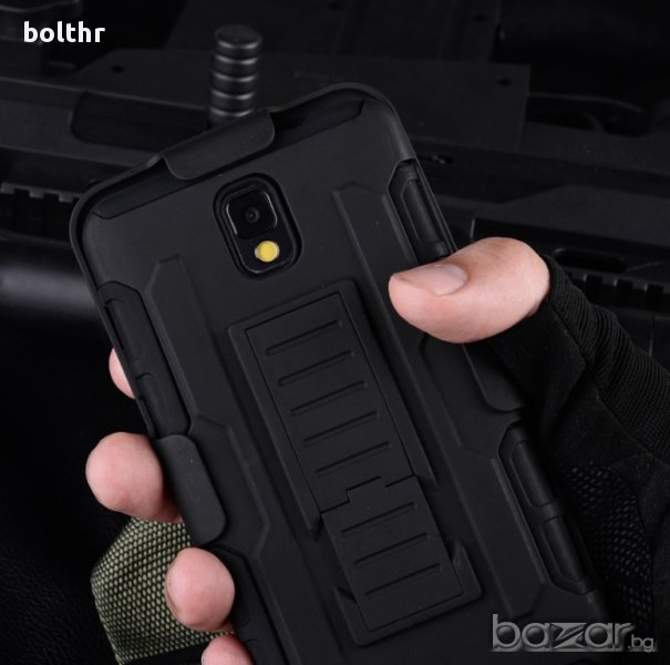HARD STAND ARMOR CASE ГРЪБ БРОНЯ ЗА SAMSUNG GALAXY NOTE 4, снимка 1