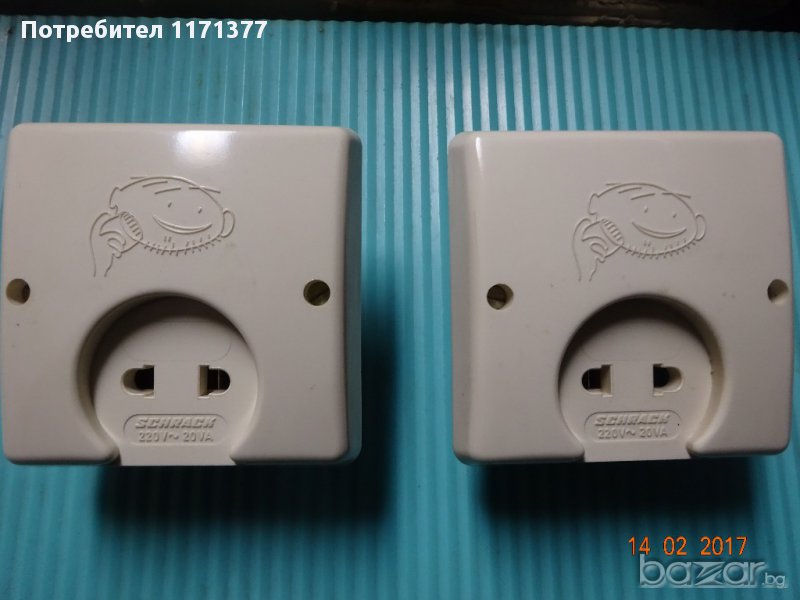 Контакти за електрическа самобръсначка "Schrack", снимка 1