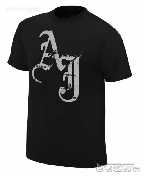 WWE! МЪЖКИ и ДЕТСКИ кеч тениски AJ STYLES! Бъди различен поръчай модел с твоя идея!, снимка 1
