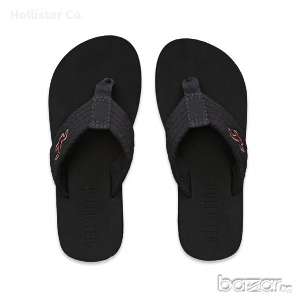 Hollister Co Classic Flip Flops - GRAY - 45/46, снимка 1