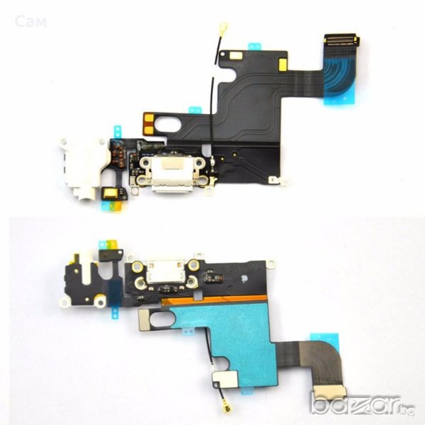 Блок захранване за iPhone 6G 4.7" Лентов кабел Charger Charging Dock Port Headphone Audio Jack, снимка 1