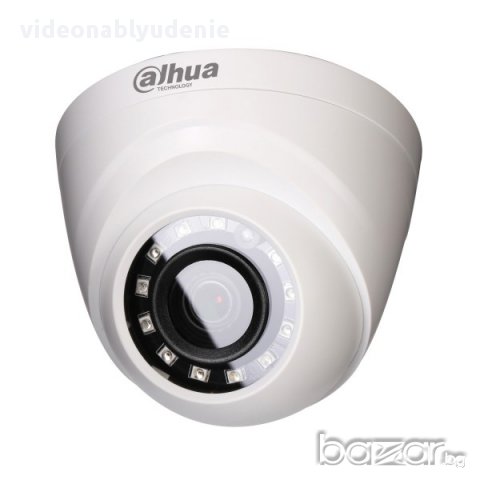 Широкоъгълна 2.8мм Dahua HDCVI Куполна Охранителна Камера. Модел: DH-HAC-HDW1000RP-0280B-S2, снимка 3 - Камери - 14212500