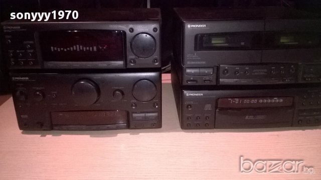 pioneer tuner+cd 6 disc+deck 2-made in japan-внос швеицария, снимка 5 - Ресийвъри, усилватели, смесителни пултове - 12276812