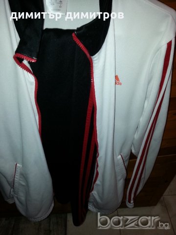 Анцуг комплект бяло/червен/черен- Adidas