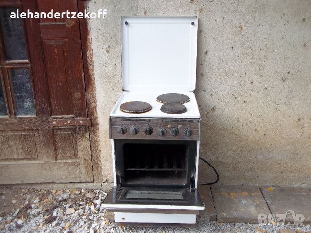 Ретро готварска емайлирана печка , снимка 4 - Печки, фурни - 23579132