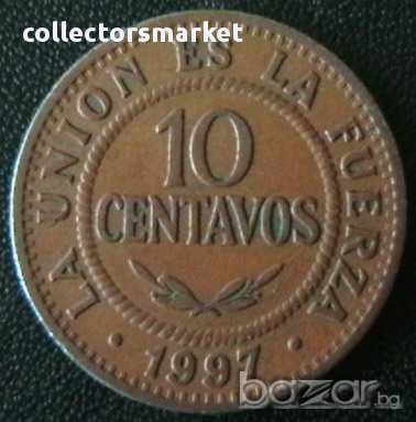 10 центавос 1997, Боливия