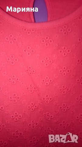 коралова рокличка с джобчета, снимка 2 - Детски рокли и поли - 26102296