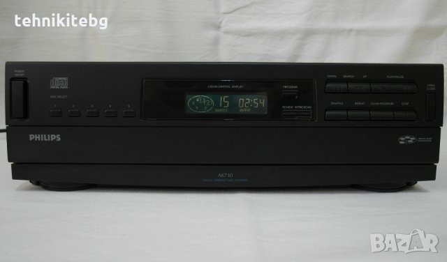 ⭐⭐⭐ PHILIPS AK730 ⭐⭐⭐ Отличен 5-дисков CD ченджър