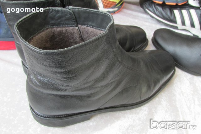 мъжки боти SIOUX® original,N- 45 - 46, ежедневни боти, 100% естествена кожа+100% агнешка вълна, снимка 12 - Мъжки боти - 21164099
