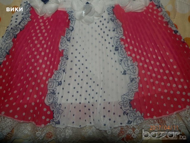 Разкошна рокличка 1г, снимка 2 - Бебешки рокли - 18229091