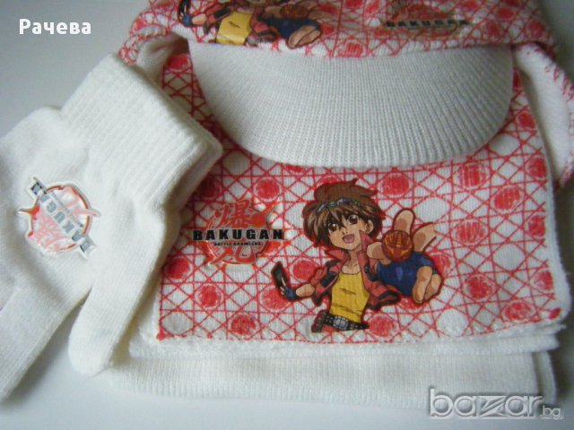 Комплект шал, шапка, ръкавици, снимка 3 - Шапки, шалове и ръкавици - 16017664