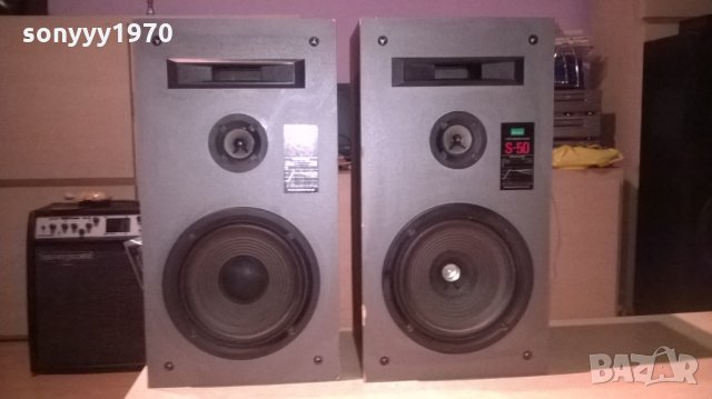 sansui s-50 2бр тонколони-51х27х20см-внос швеицария, снимка 7 - Тонколони - 24230729