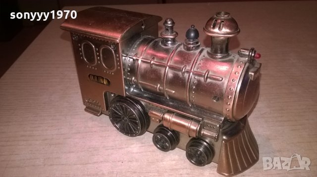 old train-метална запалка-13х8х6см-внос швеицария, снимка 4 - Колекции - 24717347