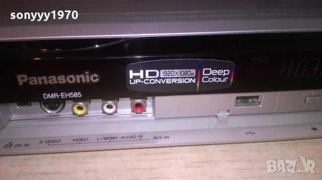panasonic hdd/dvd recorder-внос швеицария, снимка 6 - Плейъри, домашно кино, прожектори - 25053569