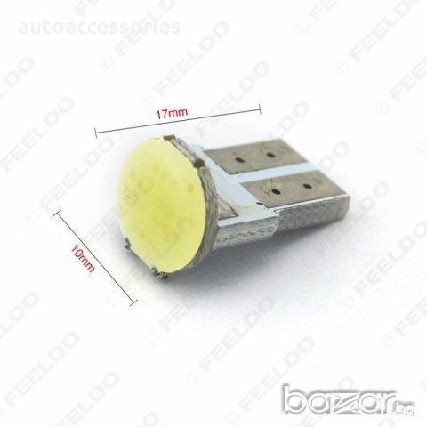  LED Диодна крушка 6LED COB  12V T10, снимка 7 - Аксесоари и консумативи - 18967485