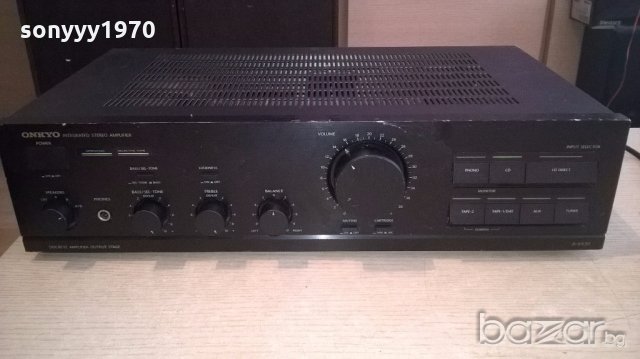 onkyo a-8430 amplifier-made in japan-внос от франция, снимка 1 - Ресийвъри, усилватели, смесителни пултове - 19919997