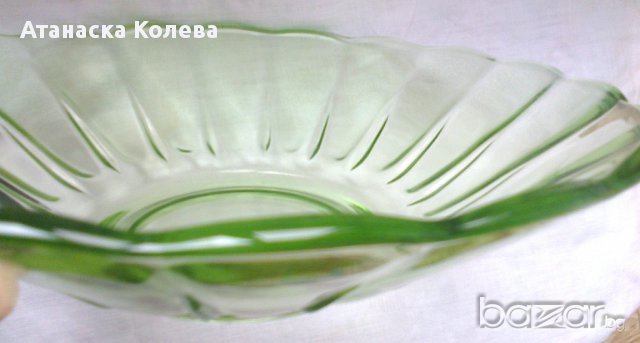 Фруктиера /стъкло/ - 2 броя, снимка 3 - Чинии - 17192561