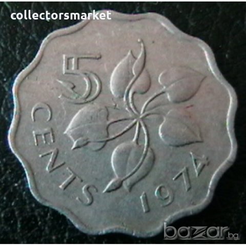 5 цента 1974, Свазиленд
