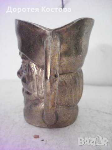 Стара бронзова чаша - свещник, снимка 2 - Антикварни и старинни предмети - 25057622