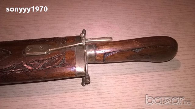 India-ретро колекция-нож и вилица в кания 45см-внос швеицария, снимка 17 - Антикварни и старинни предмети - 17725185