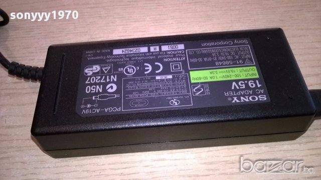 поръчан-Sony 19.5v/3.3amp-оригинален адаптор за лаптоп, снимка 4 - Кабели и адаптери - 17550190