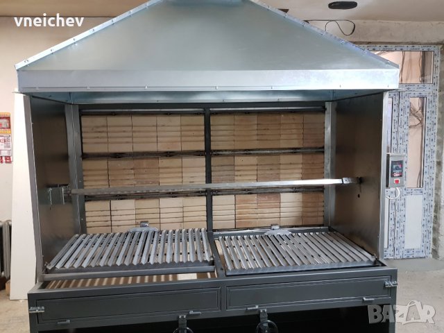 Професионална скара на дарва и въглища-чеверме, снимка 7 - Обзавеждане на кухня - 26083713