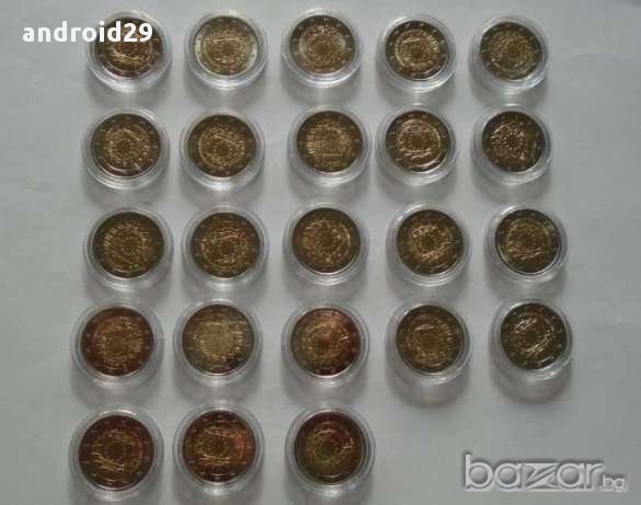 2 Евро монети ''30 Години Флага на Европа" 2015 - пълен сет 23 бр., снимка 4 - Нумизматика и бонистика - 15990737