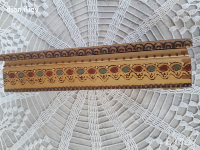 Стара дървена кутия-табакера, снимка 17 - Други ценни предмети - 24962370