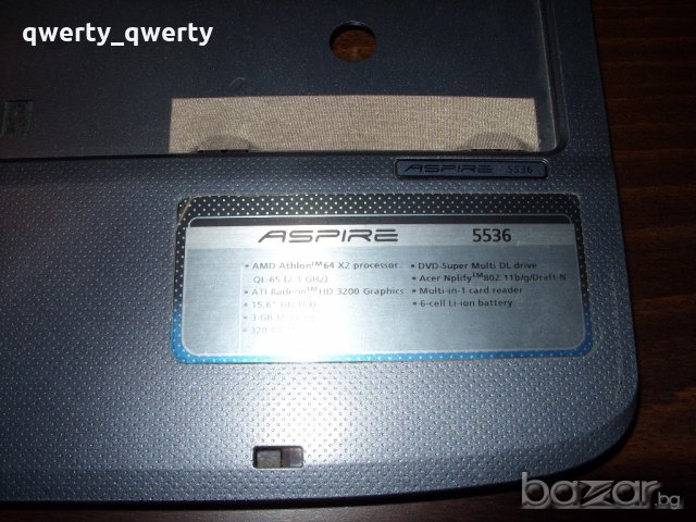 Пластмаси и други дребни неща към тях за Acer Aspire 5536, снимка 3 - Части за лаптопи - 19351655