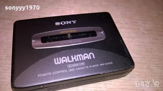 sony wm-ex508 walkman-made in japan-metal-внос швеицария, снимка 1 - MP3 и MP4 плеъри - 21725399