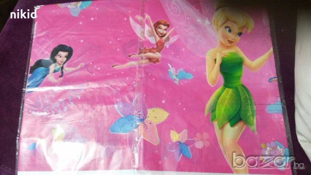 Зън зън камбанките феи tinkerbell найлонова покривка за парти рожден ден, снимка 1 - Покривки за маси - 19918593