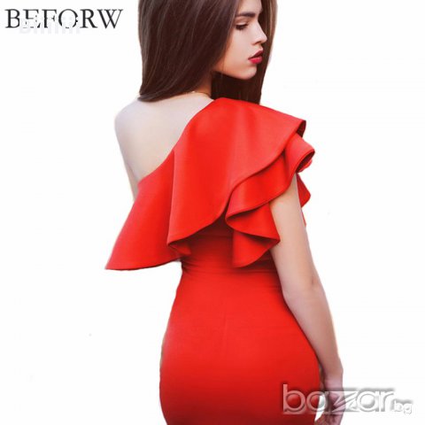 Налични рокли - синя и червена!, снимка 2 - Рокли - 16334975