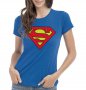 ХИТ! Дамски топ SUPERMAN с актуален принт! Бъди различна, поръчай модел с твоя снимкa!, снимка 1 - Тениски - 13794242
