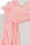 Beck Sonder Gaard Becksondergaard дамски шал нов памук на сърца розово, снимка 1 - Шапки - 23473096