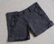 Нови къси панталонки сив меланж, снимка 1 - Къси панталони и бермуди - 13164123