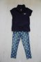 Комплект джегинс и блузка с къс ръкав, 110/116, снимка 1 - Детски панталони и дънки - 26099272