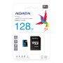 Бърза MicroSD 128GB ADATA, Class 10 - нова карта памет, запечатана
