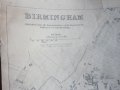 Стара карта Бирмингам 1839, снимка 2