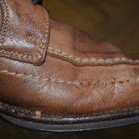 Manfield мъжки кожени обувки естествена кожа светло кафяви, снимка 7 - Ежедневни обувки - 23449608