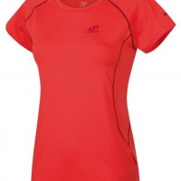 Дамска тениска бързосъхнеща Hannah Speedlora Hot coral, снимка 1 - Тениски - 21154986