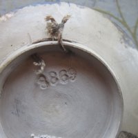 Уникална авторска глинен керамична чиния емайл маркировка, снимка 6 - Други - 25878865